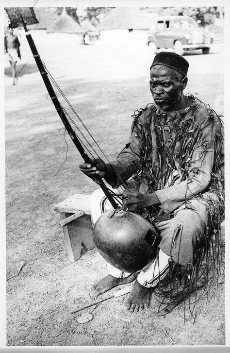 West African Griot Cora Player Photograph By Emile Snyder 1963