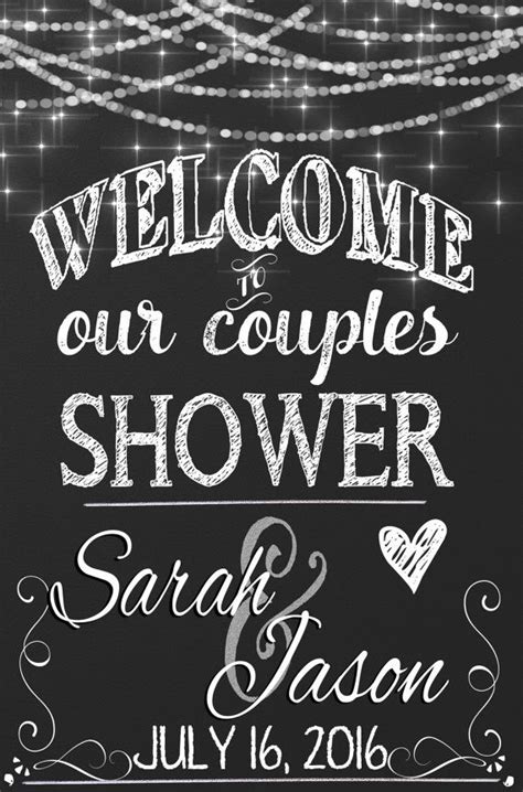 Couples Shower Sign Welcome To Our Couples Shower Sign Etsy Couple Shower Shower Signs