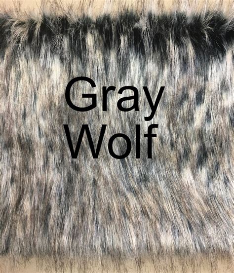 FUR 1 4 YARD Faux Fur Fabric By The Yard Best Faux Furs Etsy