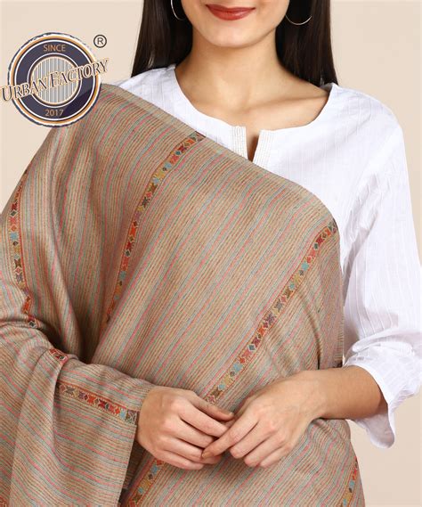 Pure Wool Himachali Kullu Design Stoles Scarf Casual Shawls Wraps Women