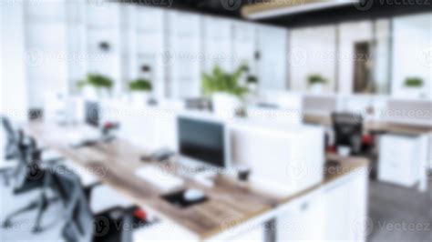 Blurred Background Blur Office With Bokeh Light Background Banner