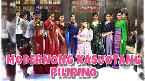 Modernong Kasuotang Pilipino Fashion Show 2019 Jenny King Youtube