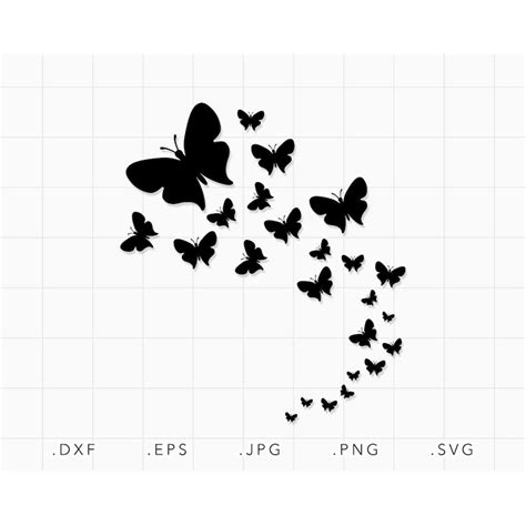 Butterfly Svg Butterfly Dxf Eps Butterflies Svg Flying Bu Inspire