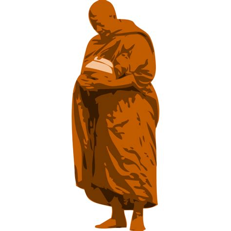Buddhist Monk Free Svg
