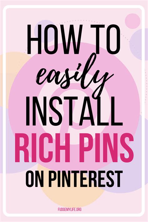 How To Easily Install Rich Pins On Pinterest Social Media Trends