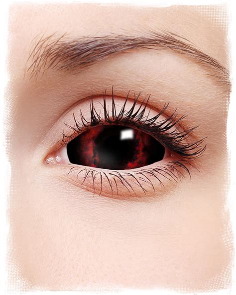 Dark Red Contact Lenses