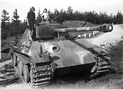 Panzerkampfwagen „panther“ 7 5 Cm Kw K L 70 Sd Kfz 171 Ausf G Panther Tank Tiger Tank