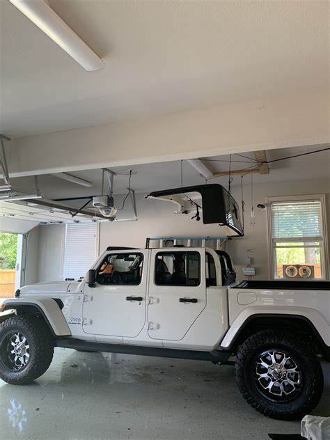 Removing the jeep gladiator's doors and hardtop. Gladiator Hardtop Hoist | Jeep Gladiator Forum ...