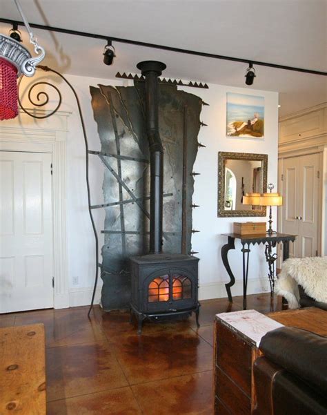 Selection of wood stove heat shields to protect combustible walls, ceilings and floors. Pin on Woodstove