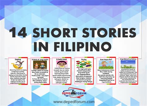 Experimental design refers to how participants are allocated to the different groups in an experiment. 14 Printable Short Stories in Filipino - DepEd Forum