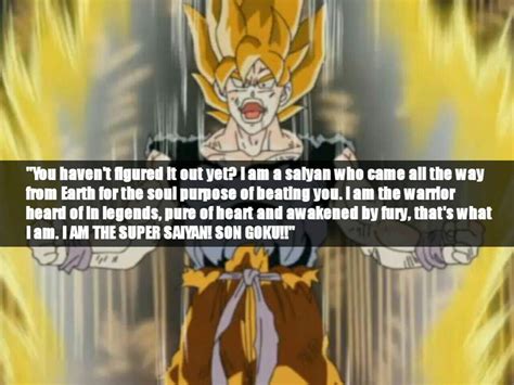 Read these goku phrases and be inspired. One of my Favorite Goku quotes (dbz kai) edit. | Dragonball Z Multiverse Amino