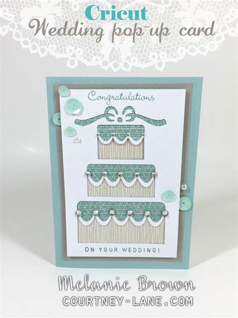 Courtney Lane Designs Cricut Wedding Pop Up Card