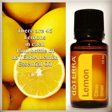 DoTERRA Lemon Oil Doterra Lemon Oil Essential Oils Lemon Oil
