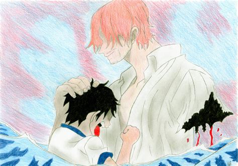 Shanks Saves Luffy By George880 On Deviantart