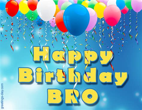 Best Of 44 Brother Happy Birthday Card