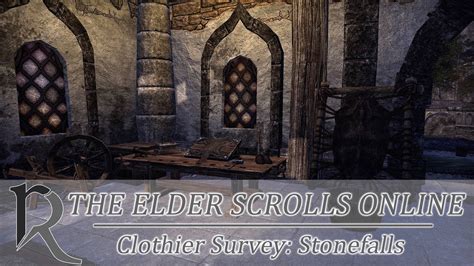 Eso Clothier Survey Stonefalls Youtube