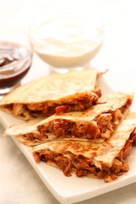 Barbecue Bacon Chicken Quesadillas Six Sisters Stuff Chicken