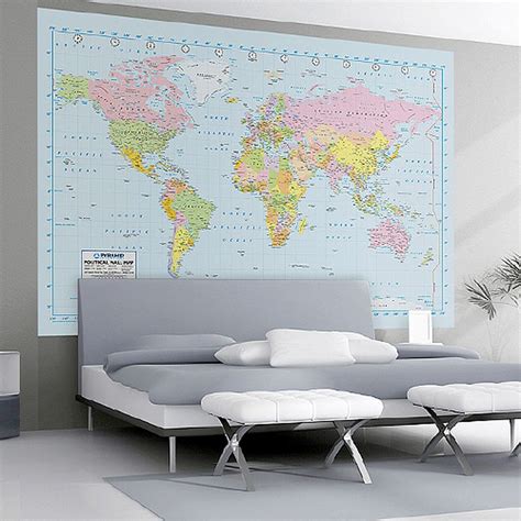 Take A Look At The Wall Murals Event On Zulily Today World Map Mural
