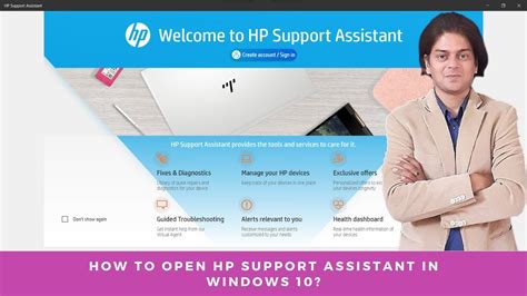 How To Open Hp Support Assistant In Windows 10 Youtube