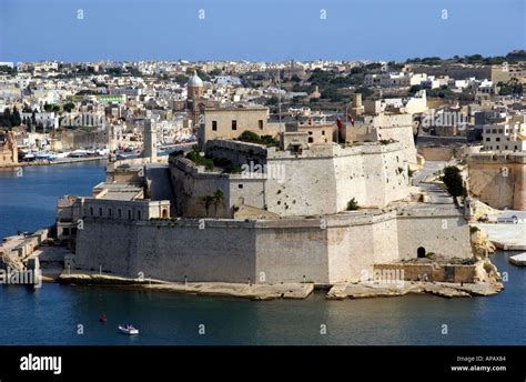 Fort St Angelo Malta Stock Photo Alamy