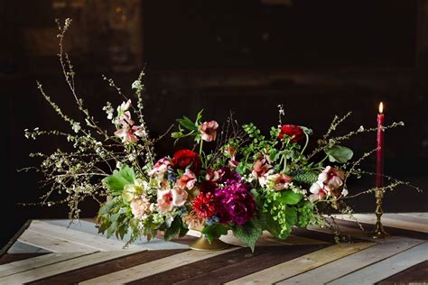 Wild Floral Design Flowers Brooklyn Ny Weddingwire