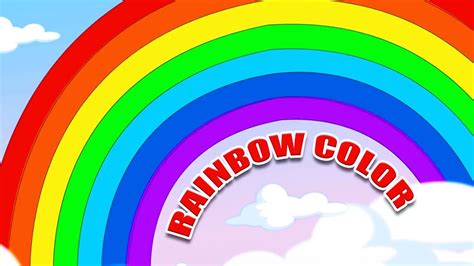 Learn Rainbow Colors Educational Video Youtube