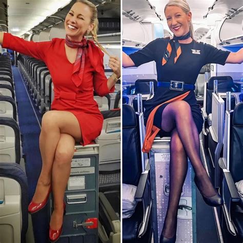 sexy flight attendants on twitter is she hot and sexy enough for a retweet guys you be the