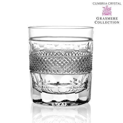 Grasmere Double Old Fashioned Whisky Tumbler 12oz Cumbria Crystal