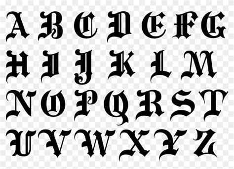 Old English Alphabet Letters A Z Copy And Paste Photos Alphabet