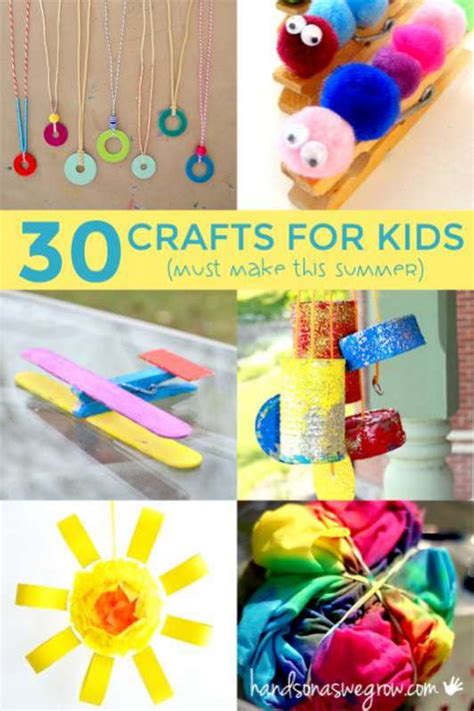 50 Easy Summer Crafts For Kids Of All Ages Summer Crafts For Kids Images