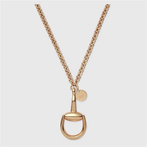 Horsebit Necklace With Pendant Gucci Fine Jewelry For Women