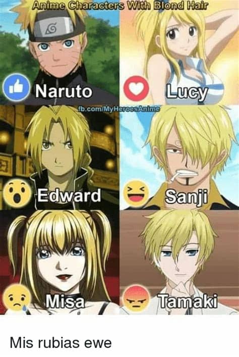 See more ideas about anime, rysunki w stylu anime, rysunki. Anime Characters With Blond Hair Naruto Lucy UC fbcomMyHe ...