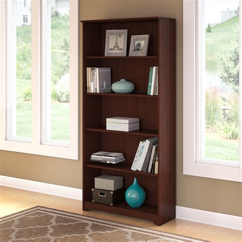 Bush Furniture Cabot 5 Shelf Bookcase Wc31466