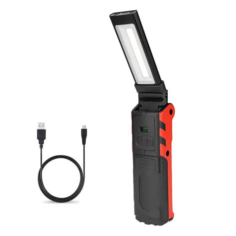 Coquimbo Usb Rechargeable Work Light Cob Led Inspection Lamp Torch