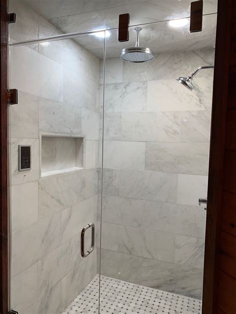 Carrara Venato Premium Marble Bathroom Shower Walls Shower Remodel