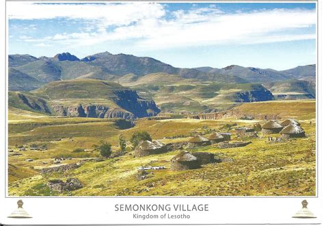 My Postcard Page Lesotho ~ Semonkong Village