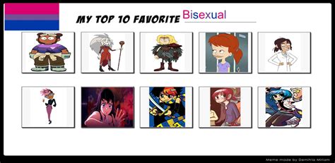 my top 10 favorite bisexual characters by alyssaloyd on deviantart