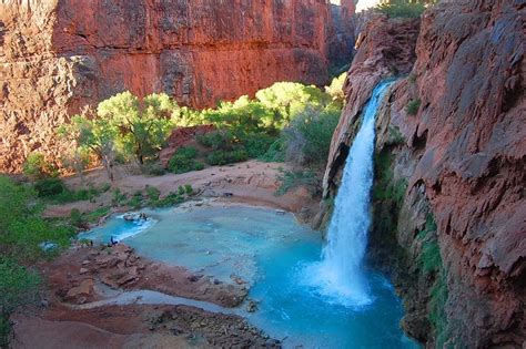 Havasupai Falls Grand Canyon Havasu Falls Arizona Havasupai Falls