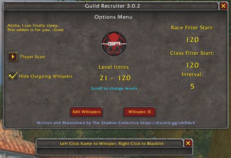 Guild Recruiter Group Guild And Friends World Of Warcraft Addons