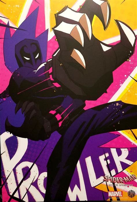 spider verse prowler 11x16 art print poster miles morales spider man marvel comics marvel