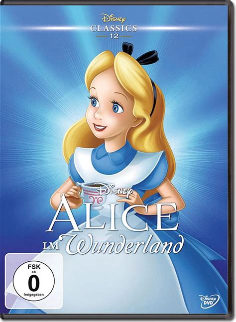 Alice im wunderland stoff von kokka import aus japan weiãŸer oxfordstoff mit alice, hutmacher, herzkã¶nigin, grinsekatze, hasen etc. Alice im Wunderland - Disney Classics DVD Filme • World ...