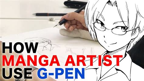 Manga Senpai 29 How Professional Manga Artist Use G Pen How To Make