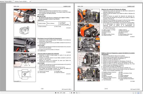 Kubota Tractor B3200 Workshop Manual Enfr