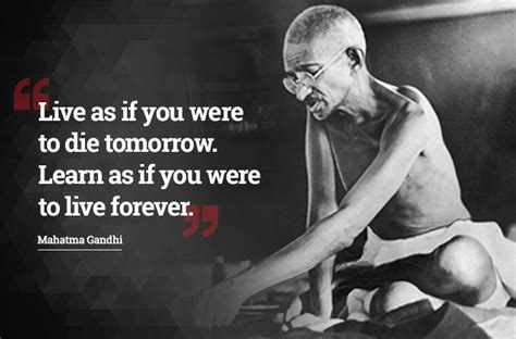 Mahatma Gandhi Death Anniversary Inspirational Quotes Famous Thoughts