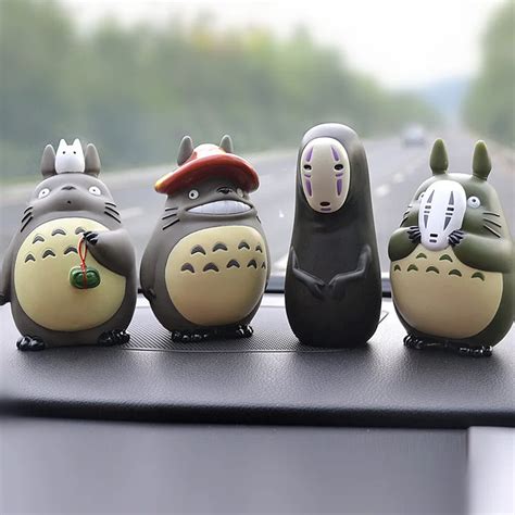 Kawaii Anime Totoro No Face Man Car Ornaments My Neighbor Totoro Doll