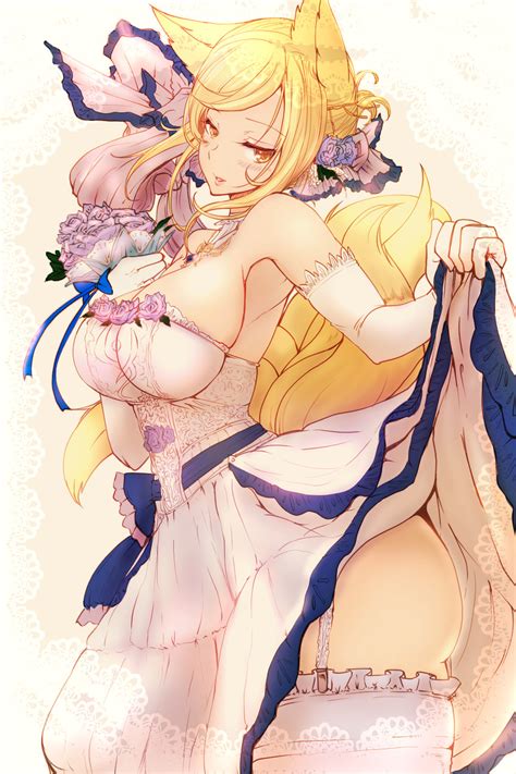 Yakumo Ran Touhou Drawn By Dearmybrothers Danbooru