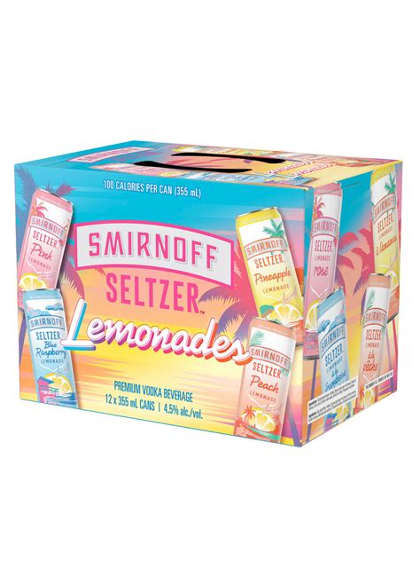 Smirnoff Seltzer Lemonades Variety Pack LCBO