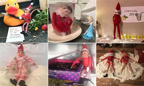 Social Media Users Share Hilariously Naughty Elf On The Shelf Ideas