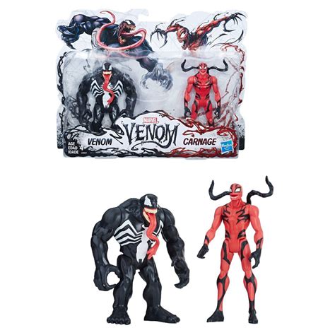 Marvel Venom Venom And Carnage Action Figure 2 Pack By Hasbro E2937