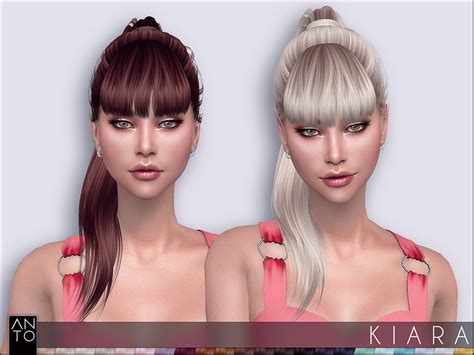The Sims Resource Anto Kiara Hairstyle